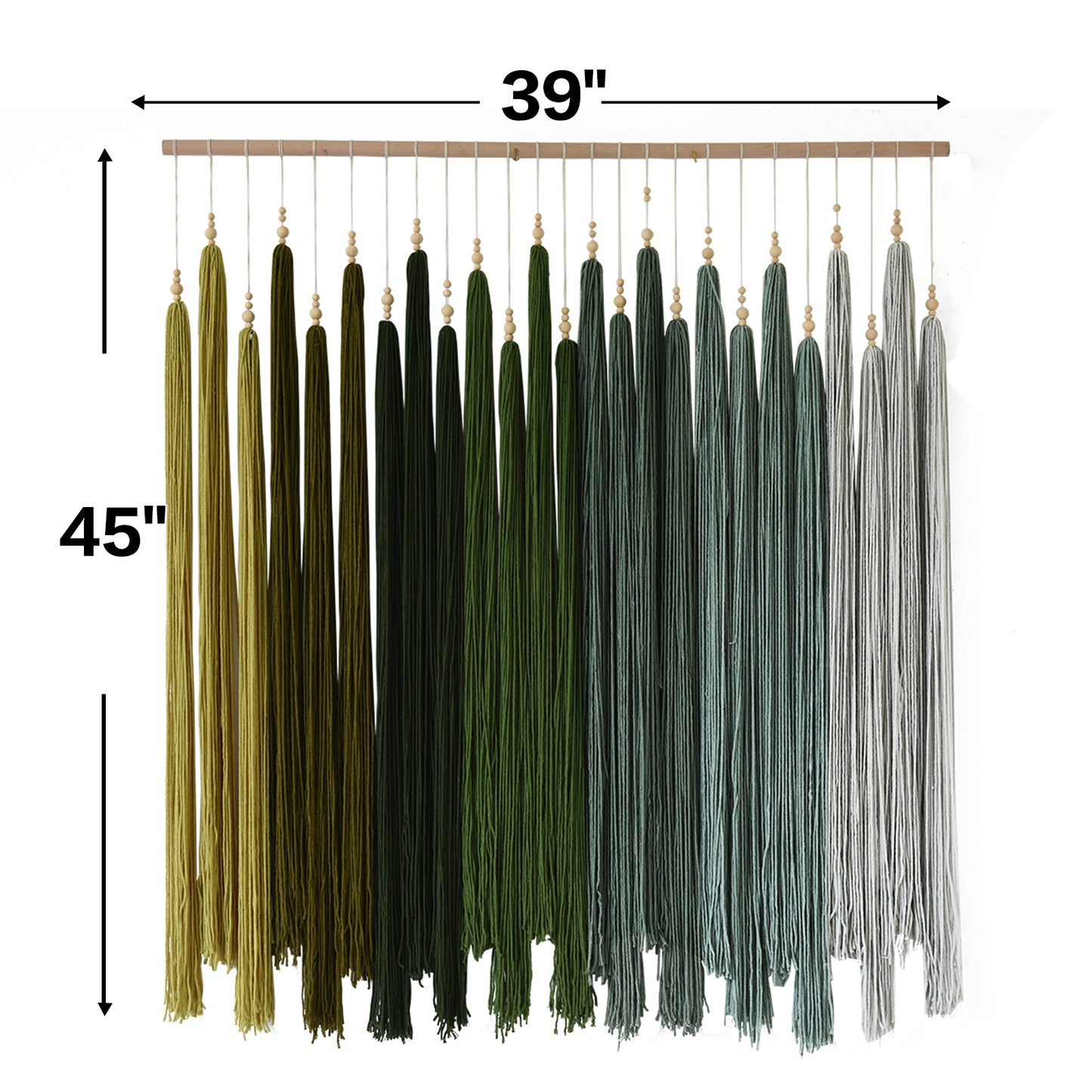 Macrame Wall Hanging Large Yarn Fiber Wall Art Geometric Aesthetic