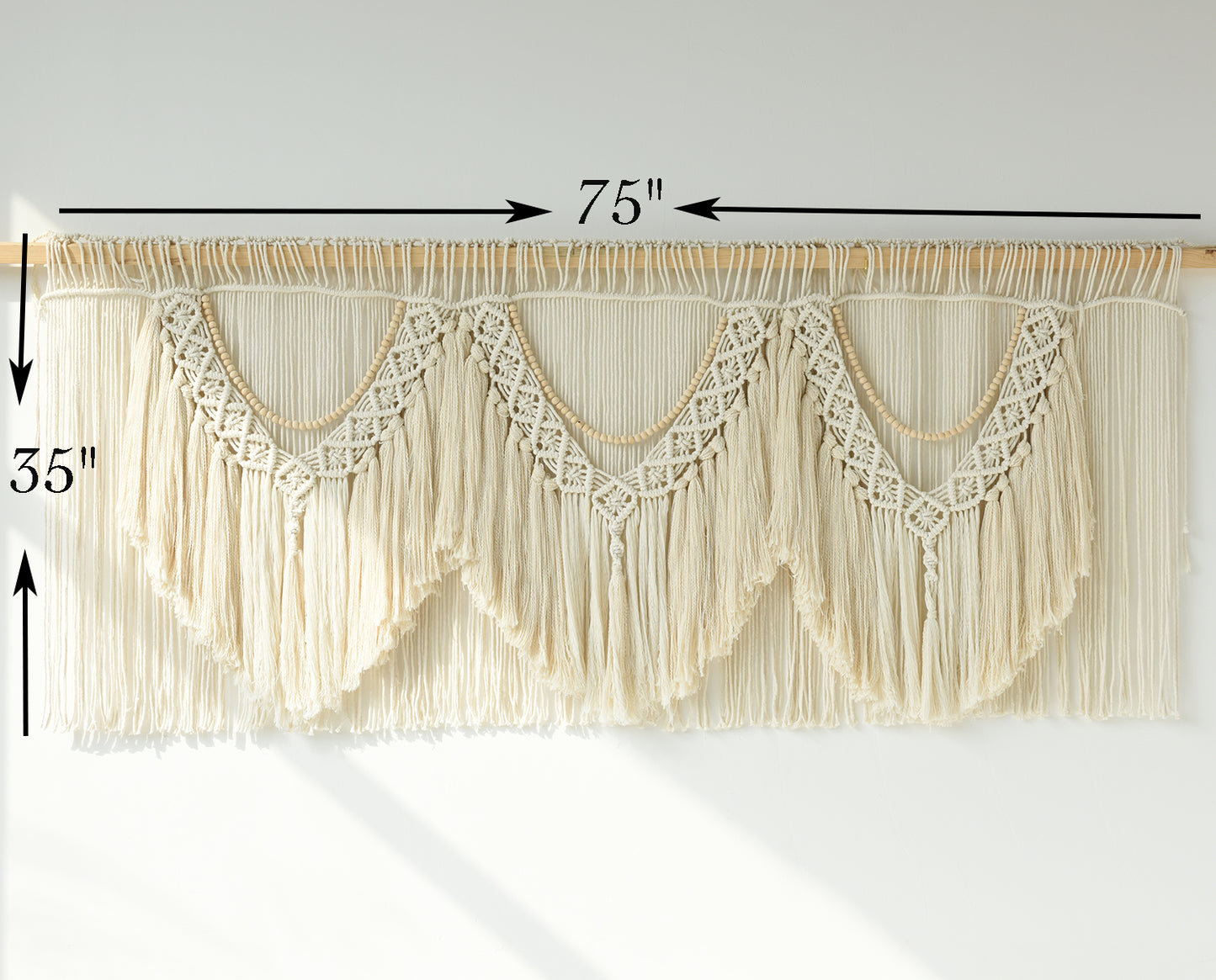 Large Macrame Wall Hanging Craftsmanship Boho Wall Decor