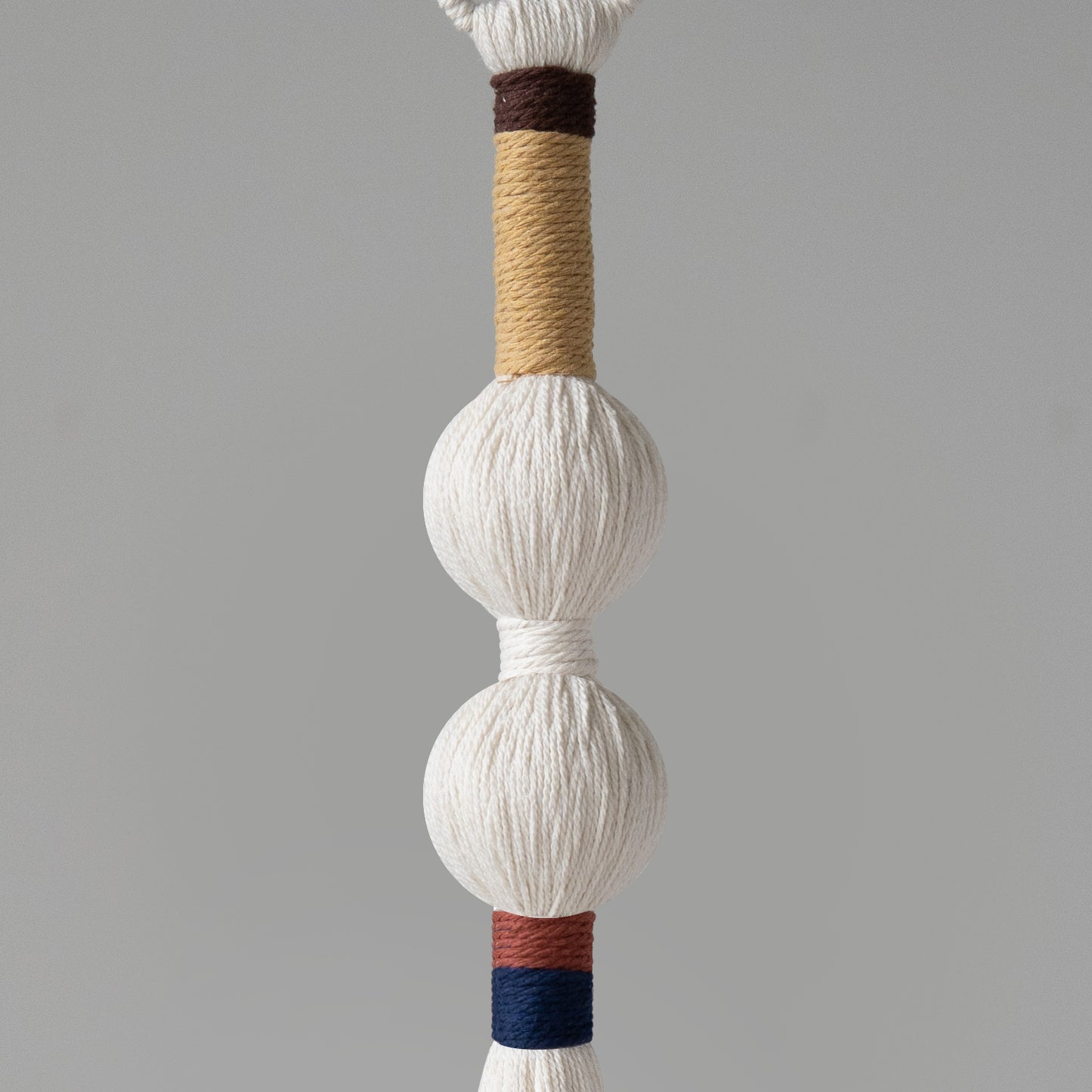 Macrame Wall Hanging Yarn Wall Art Small Sphericity Fiber Art