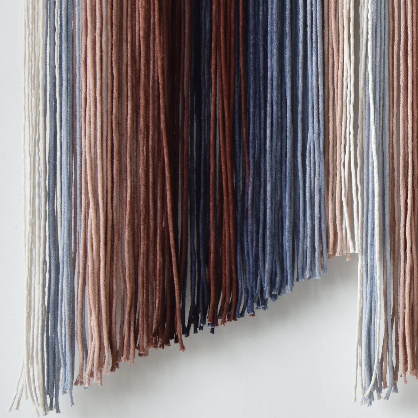 Macrame Wall Hanging Dip Dye Large Yarn Wall Art