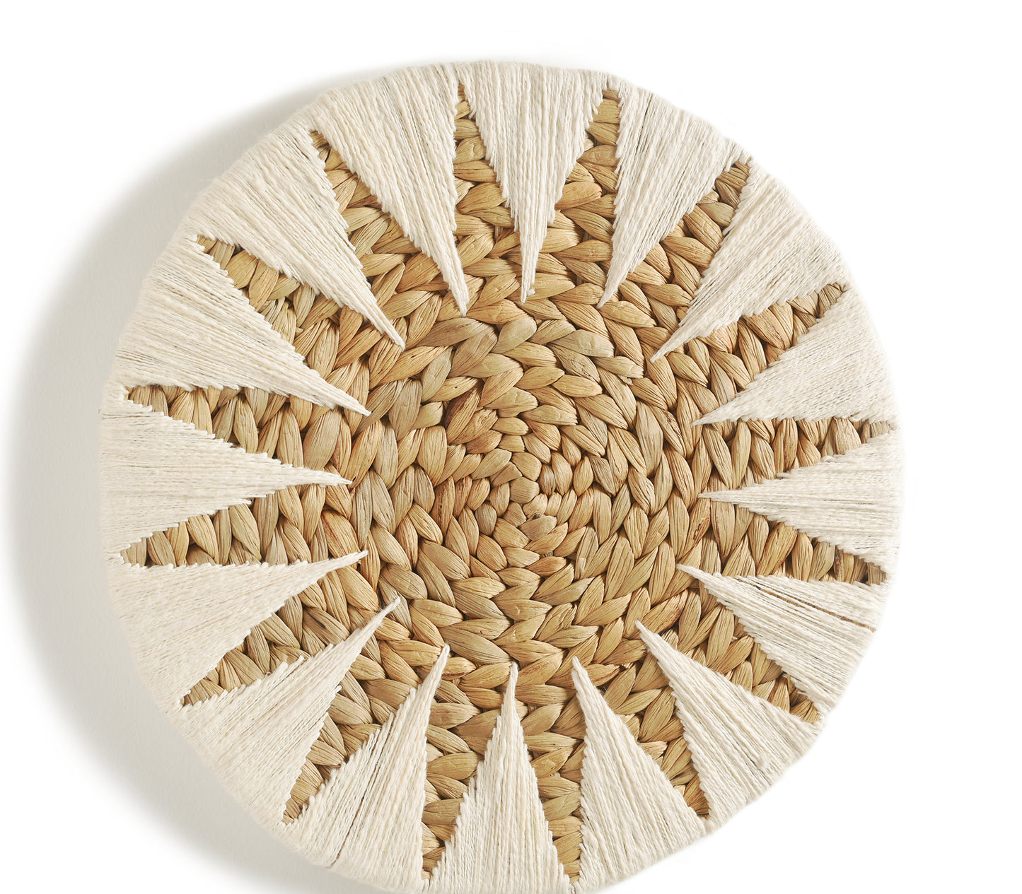 Woven Wall Basket Decor Macrame Wall Hanging Boho Placemats Home Boho Wall Décor 12"