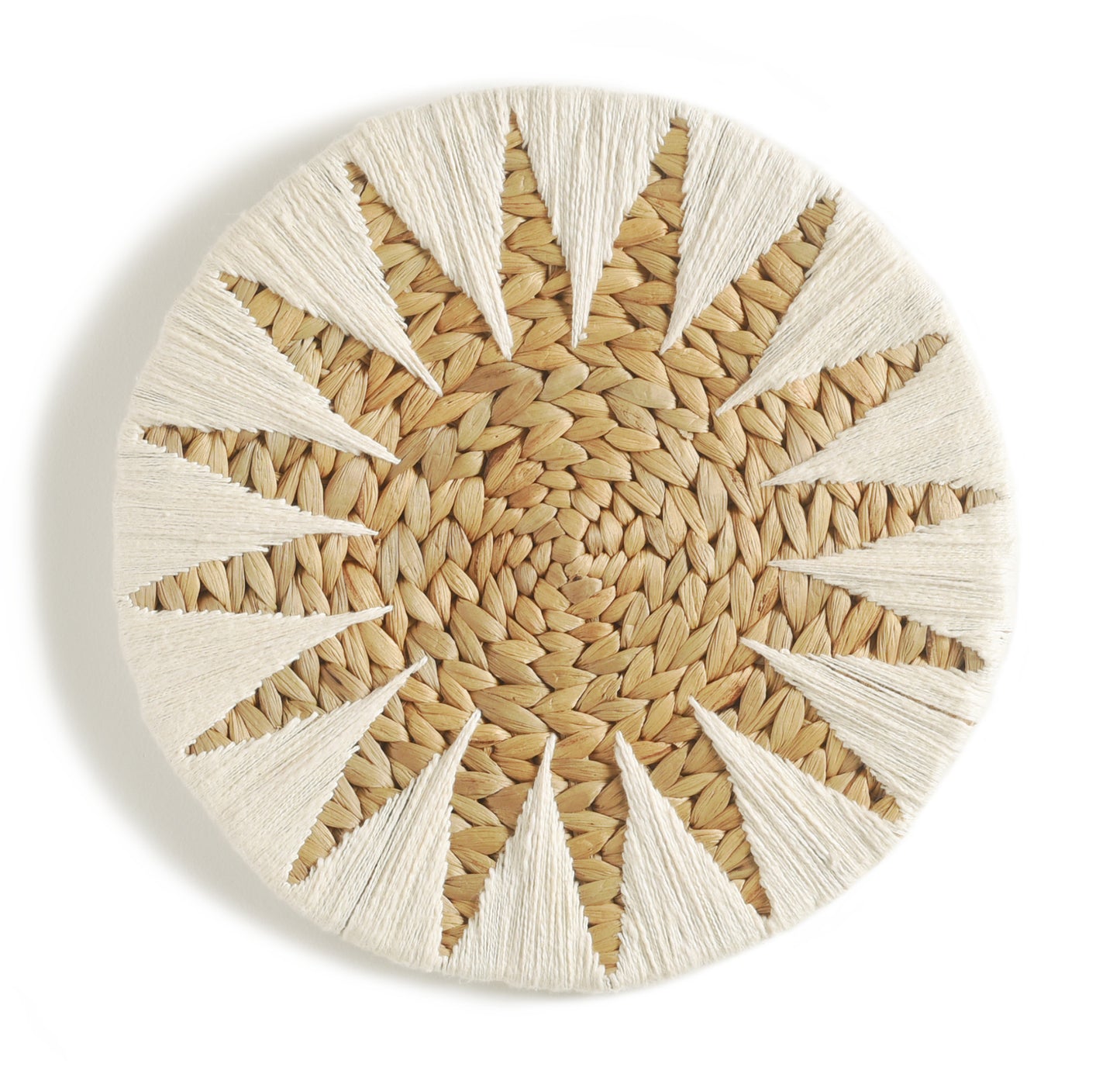 Woven Wall Basket Decor Macrame Wall Hanging Boho Placemats Home Boho Wall Décor 12"