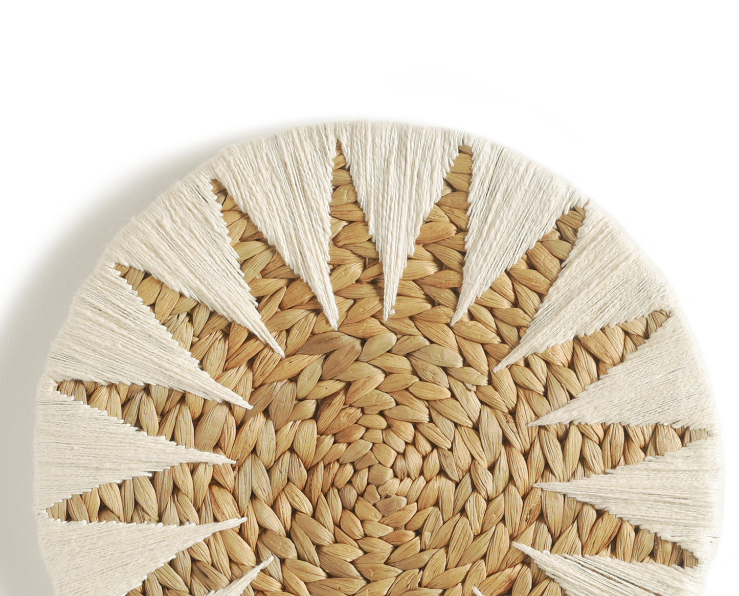 Woven Wall Basket Decor Macrame Wall Hanging Boho Placemats Home Boho Wall Décor 12"
