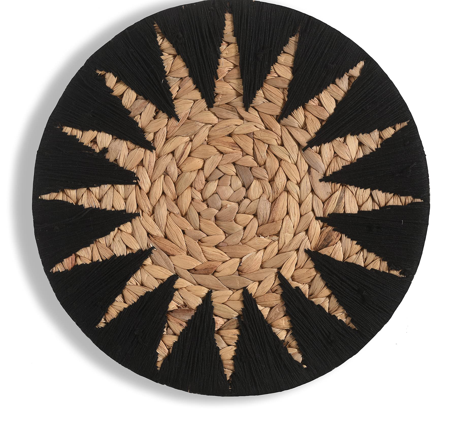 Woven Basket Wall Décor Black Woven Placemats Home Boho Wall Décor