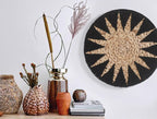 Woven Basket Wall Décor Black Woven Placemats Home Boho Wall Décor