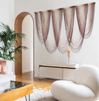 Macrame Wall Hanging Pink Dip Dyed Large Macrame Wall Decor Fiber Art