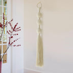 Macrame Wall Hanging Small Sphericity Cotton Textile Tassel