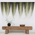 Macrame Wall Hanging Green Dip-Dyed Large Macrame Wall Decor Yarn Tapestry