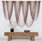 Macrame Wall Hanging Pink Dip Dyed Large Macrame Wall Decor Fiber Art