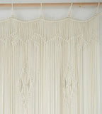 Macrame Curtain Long Cotton Window Curtain Panel Wedding Backdrop