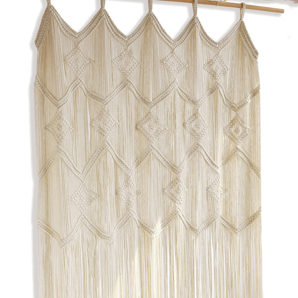 Macrame Curtains Window Doorway Curtains Long Boho Wedding Backdrop
