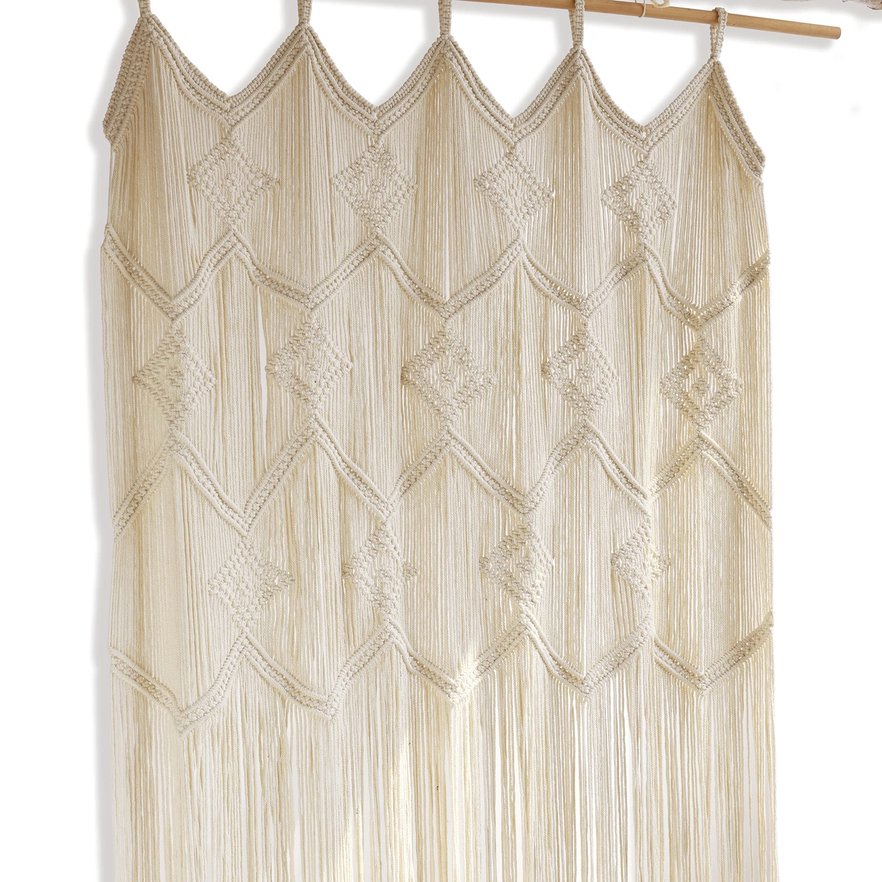 Macrame Curtains Window Doorway Curtains Long Boho Wedding Backdrop