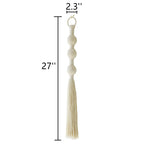 Macrame Wall Hanging Small Sphericity Cotton Textile Tassel