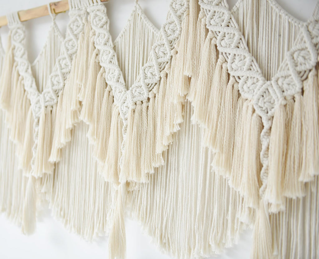 Macrame Wall Hanging Wedding Hanger Boho Fiber Art Home Room Decor