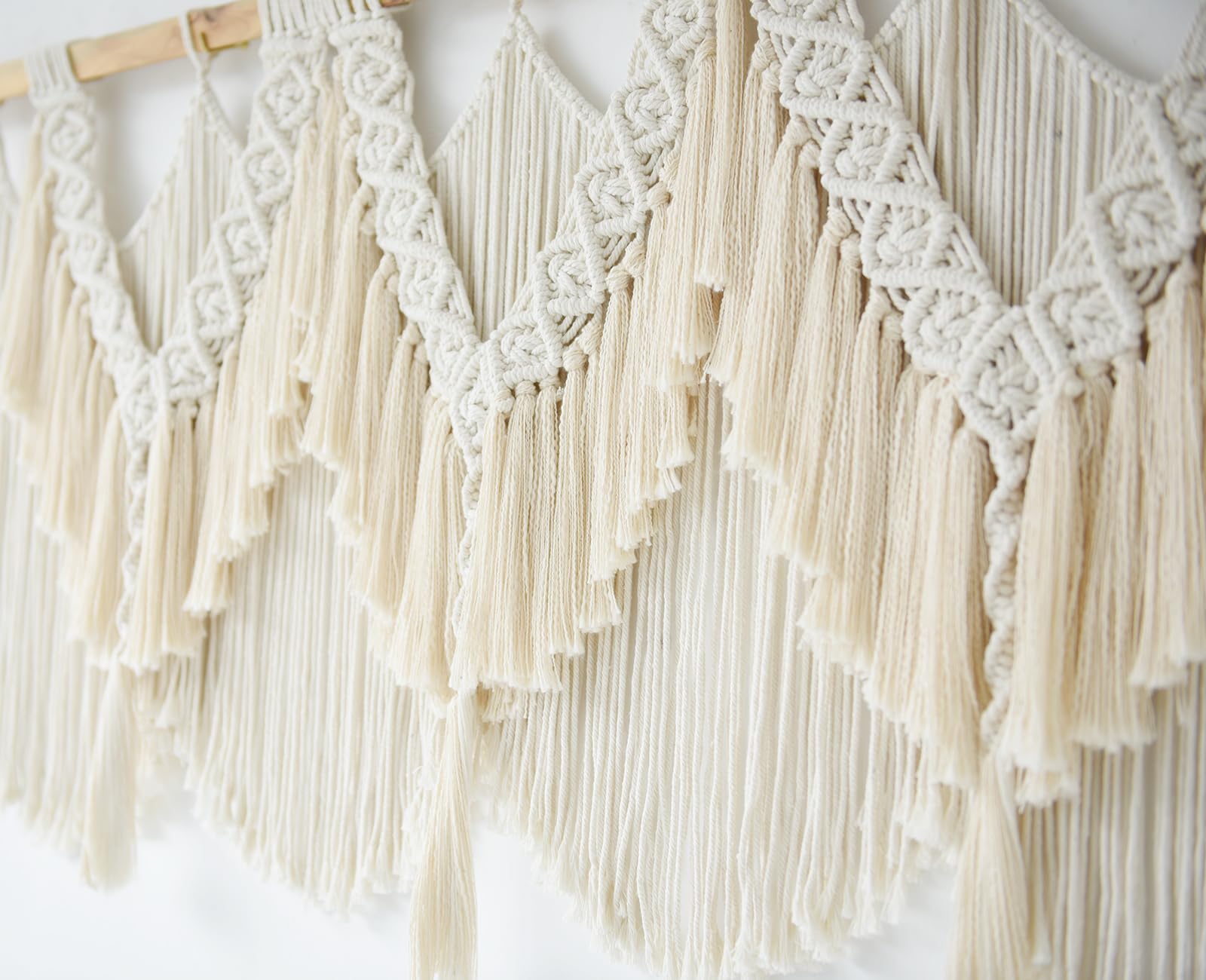 Macrame Wall Hanging Wedding Hanger Boho Fiber Art Home Room Decor