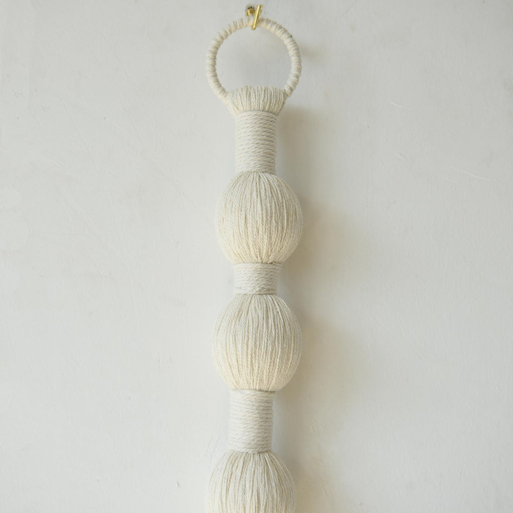 Macrame Wall Hanging Small Sphericity Cotton Textile Tassel
