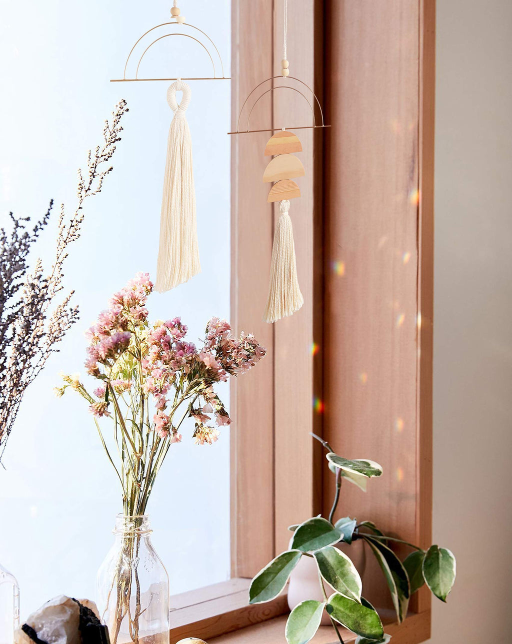 Macrame Wall Hanging Bohemian Home Wall 2 Pcs