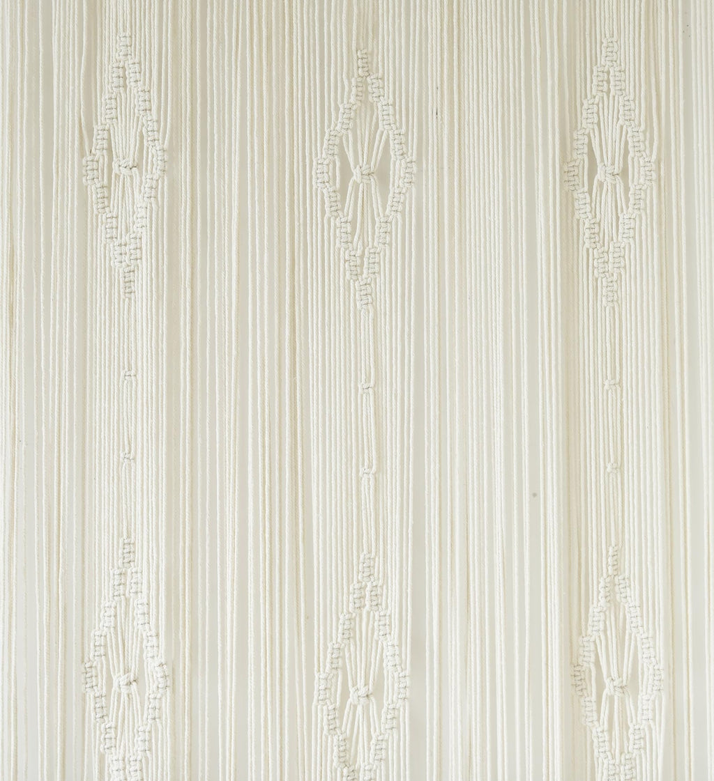 Macrame Curtain Long Cotton Window Curtain Panel Wedding Backdrop