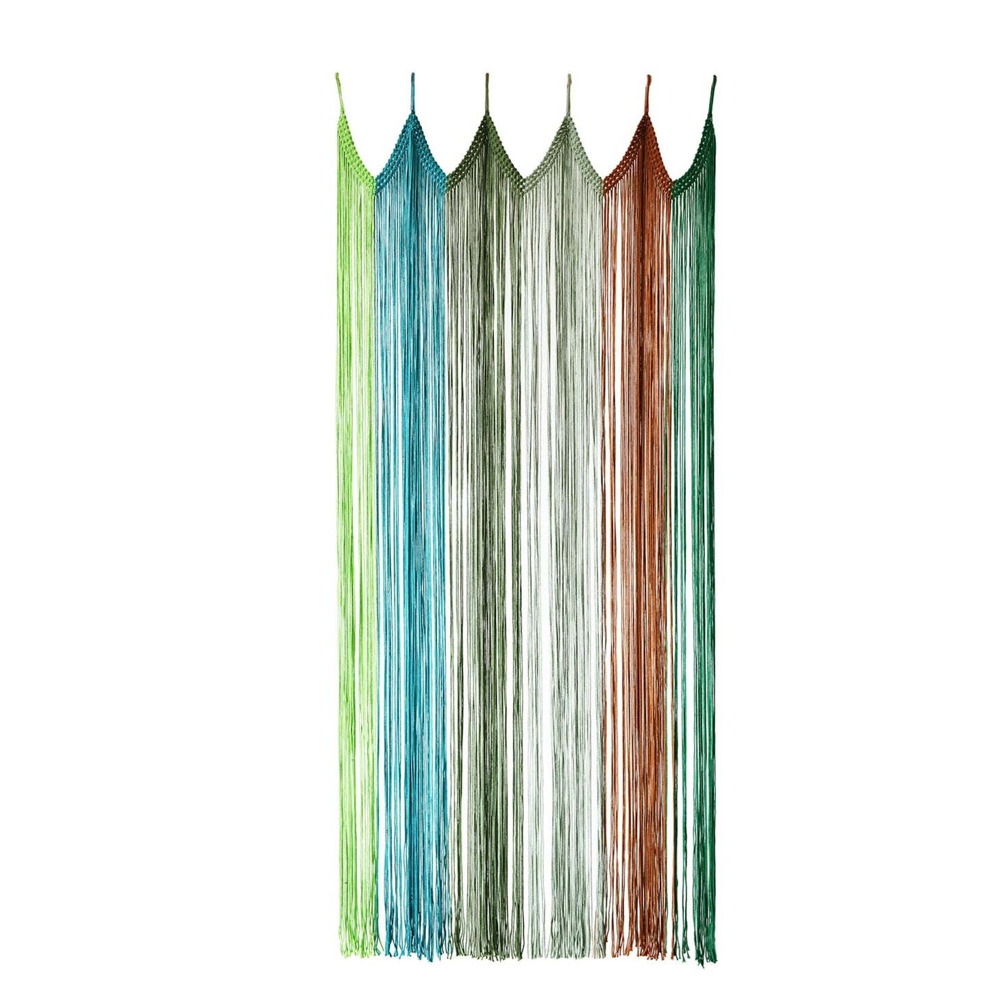 Macrame Curtain Boho Doorway Window Curtains for Wall Door Divider Windows Door Wedding Background(Colorful)