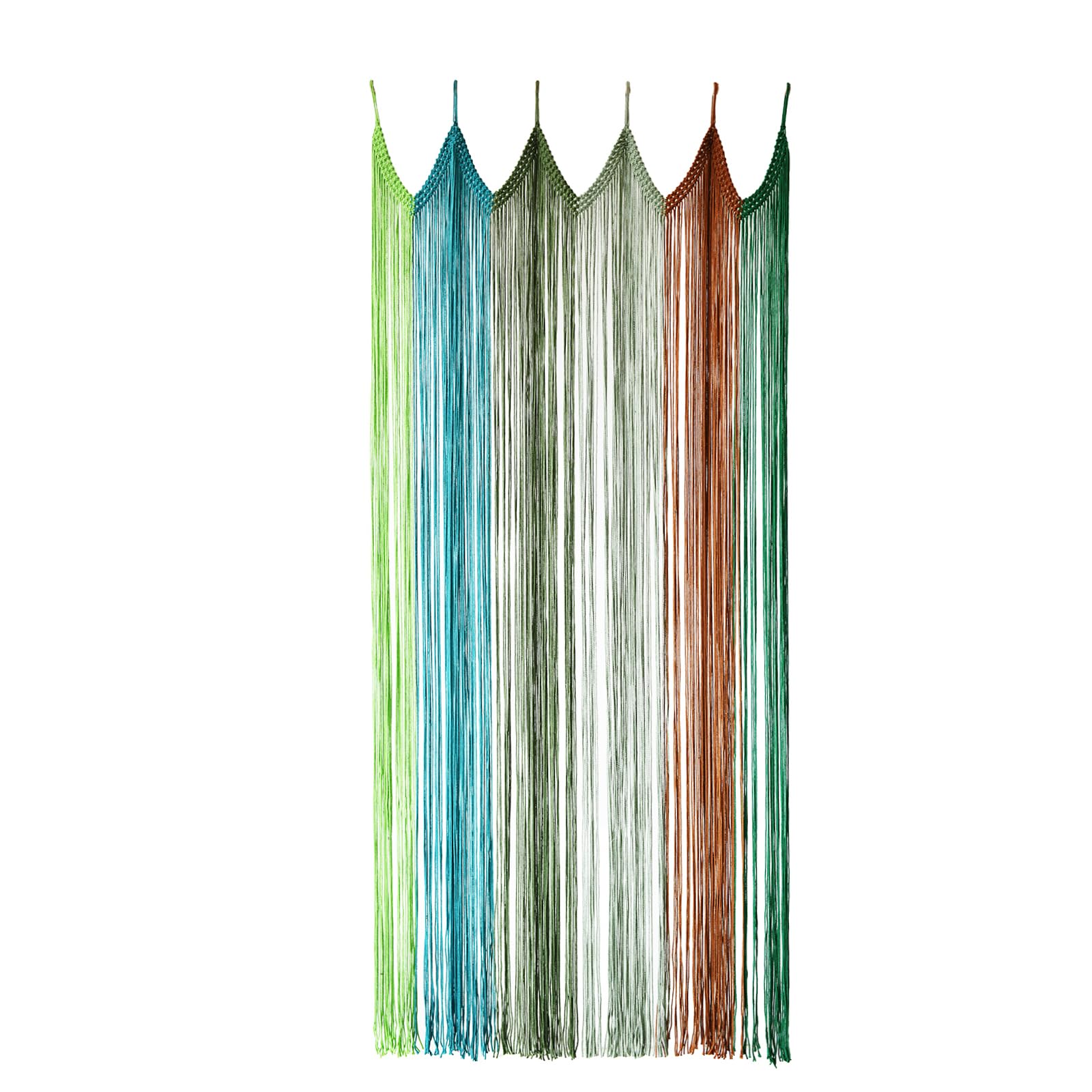 Macrame Curtain Boho Doorway Window Doway Curtains for Background(Colorful)