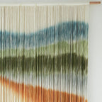 Macrame Wall Hanging Dip-Dye Chic Home Decor Living Room Backdrop