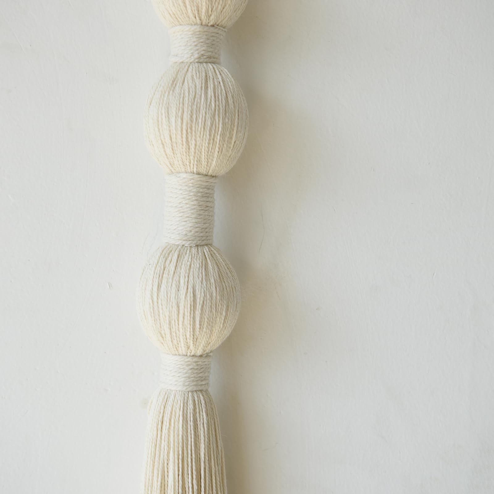 Macrame Wall Hanging Small Sphericity Cotton Textile Tassel