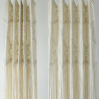 Macrame Curtains Windows 2 Panels Wedding Backdrop