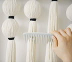 Large Macrame Wall Hanging Sphericity Cotton Textile Wall Hanging Art