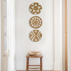 Woven Wall Basket Decor Set of 3 Boho Wall Decor