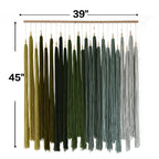Macrame Wall Hanging Large Yarn Fiber Wall Art Geometric Aesthetic