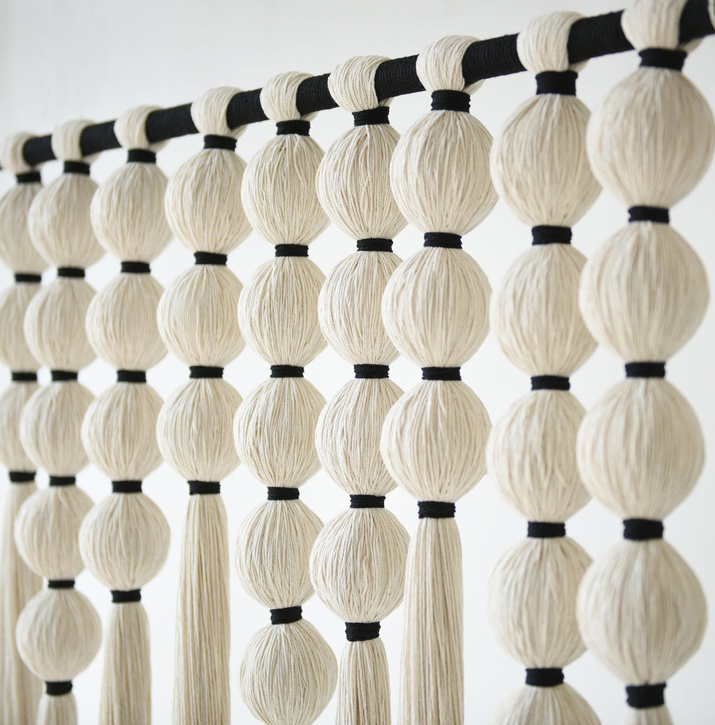 Large Macrame Wall Hanging Sphericity Cotton Textile Wall Hanging Art