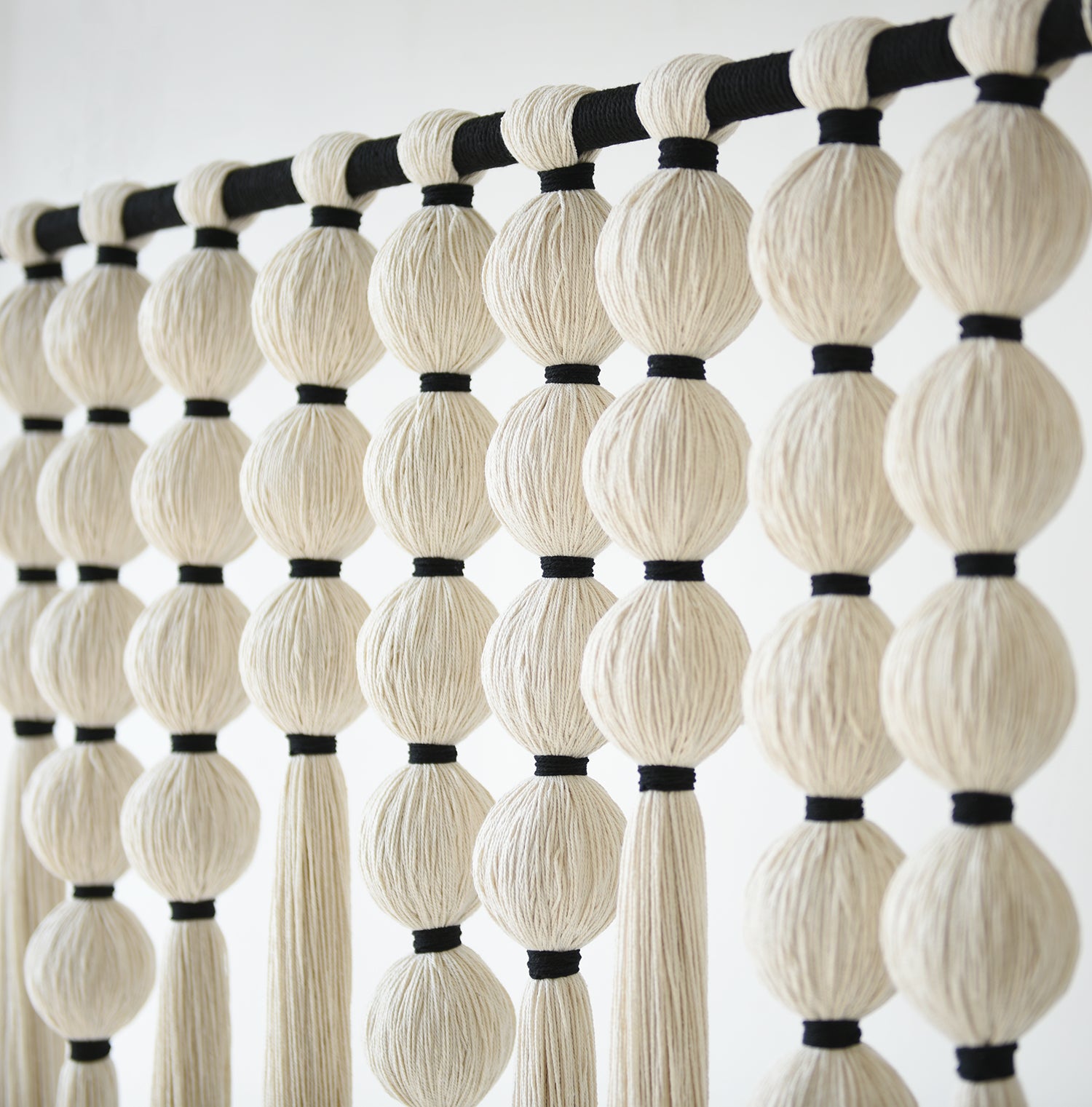 Large Macrame Wall Hanging Sphericity Cotton Textile Wall Hanging Art