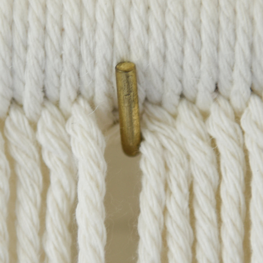 Macrame Wall Hanging Large Blue Dip Dyed Fiber Art Tapestry