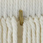 Macrame Wall Hanging Large Blue Dip Dyed Fiber Art Tapestry