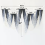 Macrame Wall Hanging Decor Dip-Dyed Macrame Wall Art Craftsmanship Fiber Art