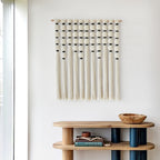 Boho Wall Decor Sphericity Cotton Textile Wall Hanging Art Fiber Yarn Art