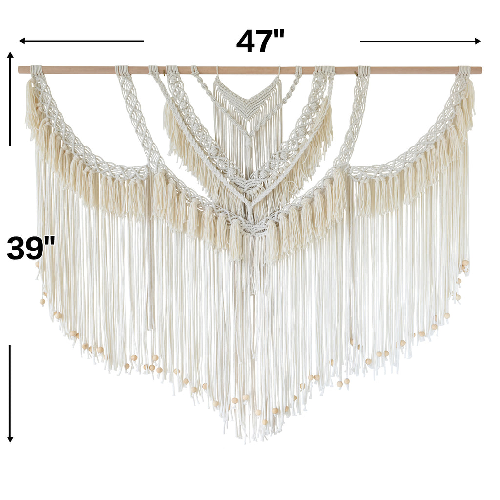 Macrame Wall Hanging Large Boho Tapestry