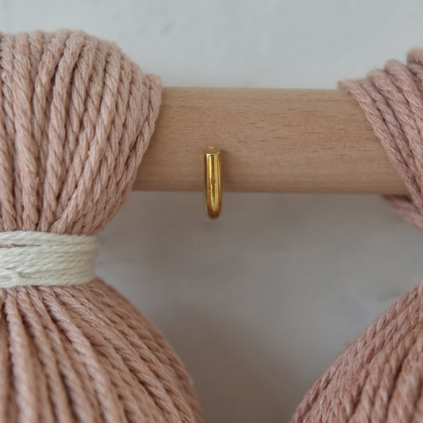 Pink Macrame Wall Hanging Yarn Wall Art Boho Wall Decor