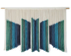 Large Macrame Wall Hanging Dip-Dyed Yarn Art Boho Macrame Wall Room Decor