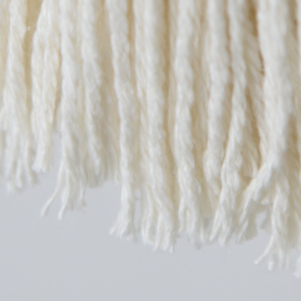 Macrame Wall Hanging Colorful Knot Balls Tassel Hanging Fiber Yarn Art