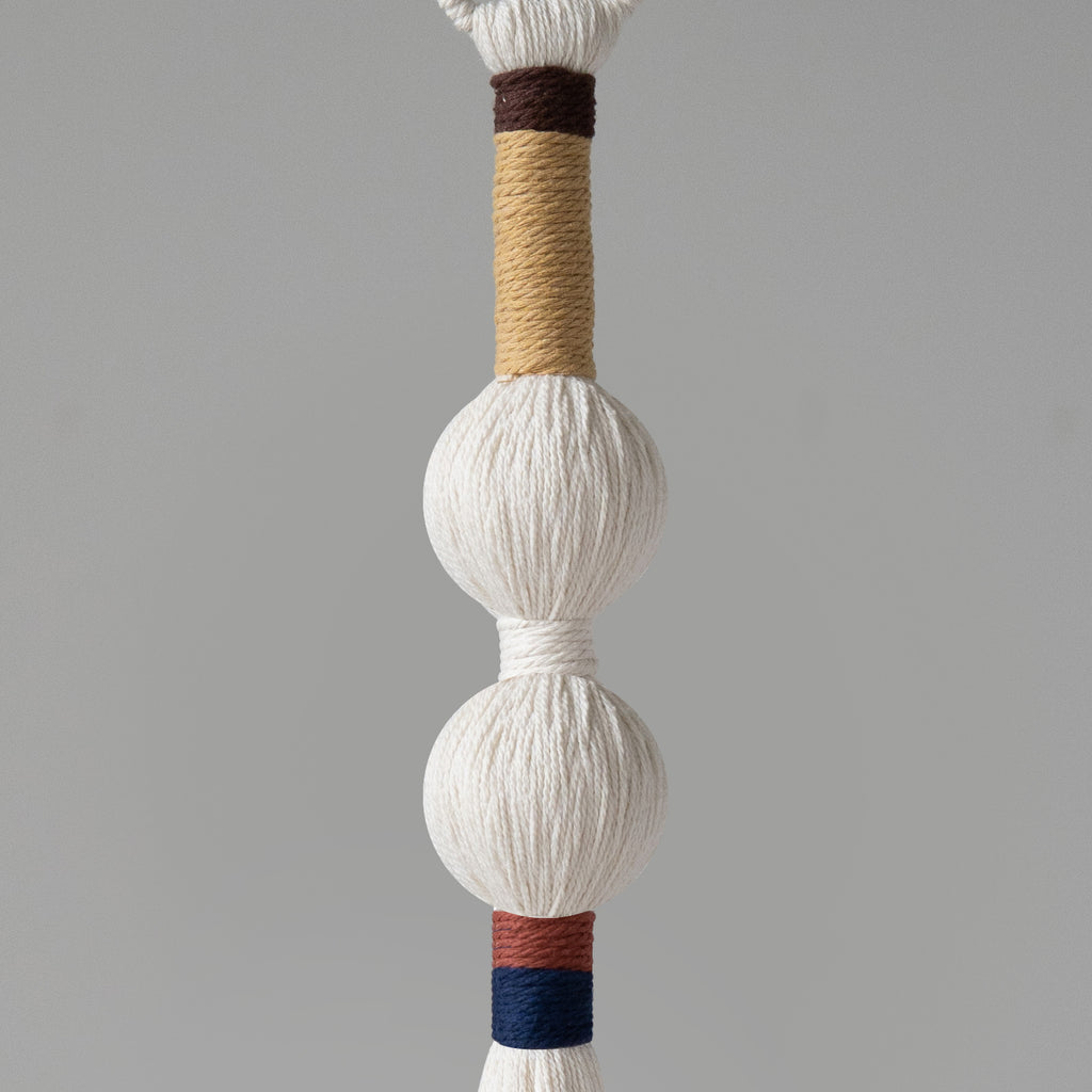 Macrame Wall Hanging Yarn Wall Art Small Sphericity Fiber Art