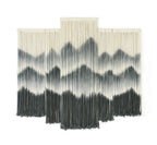 Macrame Wall Hanging Handmade Dip-Dyed Mountain Macrame Wall Decor ,Set of 5
