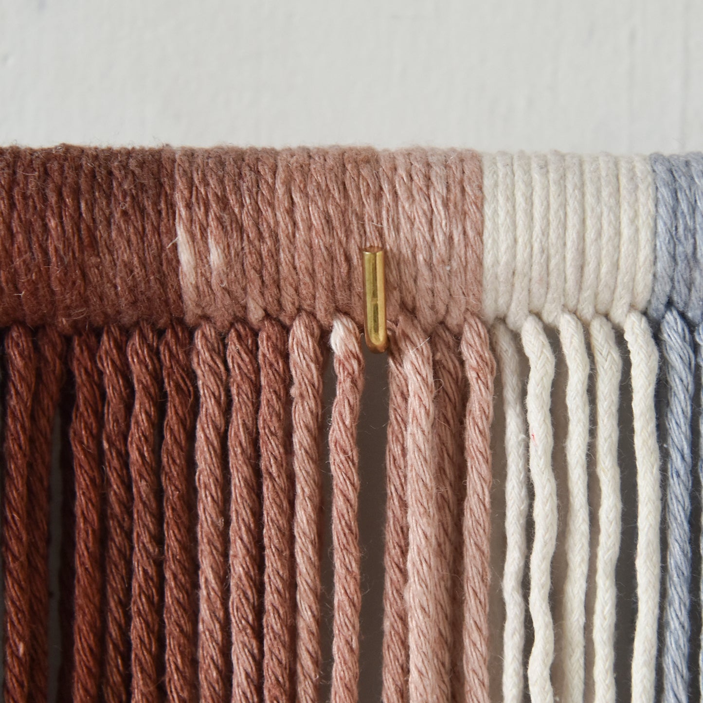Macrame Wall Hanging Dip Dye Large Yarn Wall Art