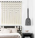 Large Macrame Wall Hanging Sphericity Cotton Textile Wall Hanging Art
