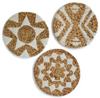 Woven Wall Basket Decor Set of 3 Boho Wall Decor